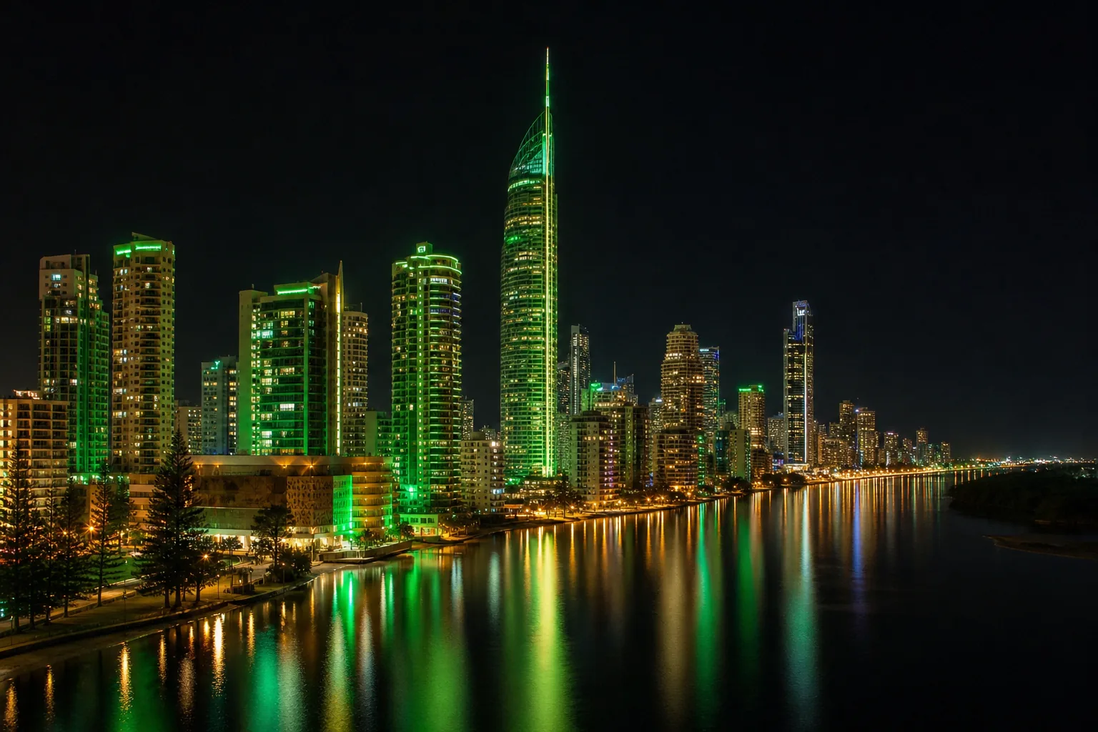 Editorial city guide graphic for Wrest Point Casino readers in Gold Coast, QLD