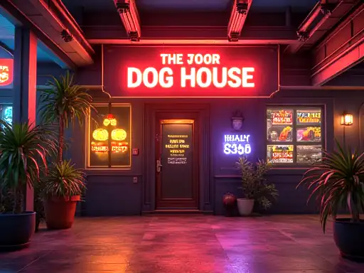 The Dog House Megaways pokie artwork at Wrest Point Casino