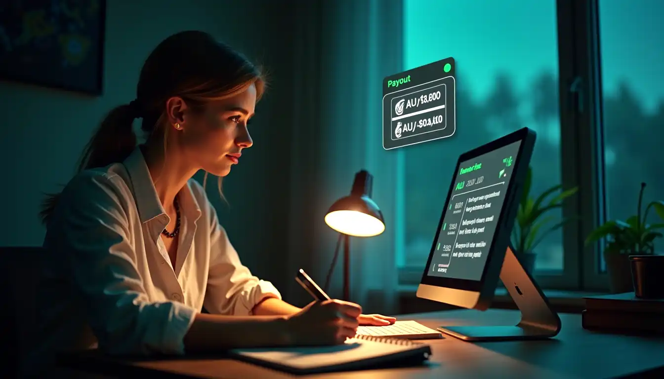 Australian player checking Wrest Point Casino withdrawal readiness at a home desk